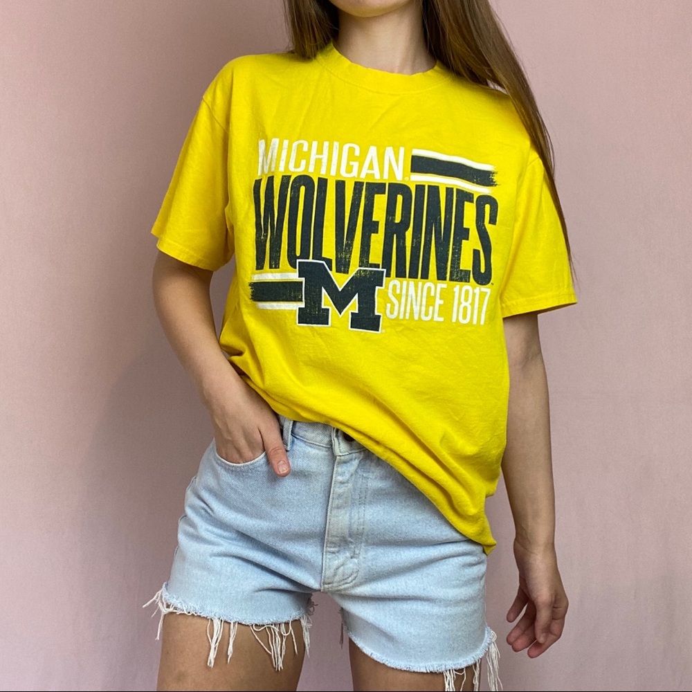 Yellow Michigan Wolverines Since 1817 Tee